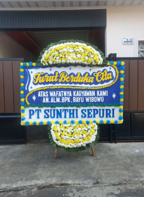 Papan Bunga Duka di Bungus Timur